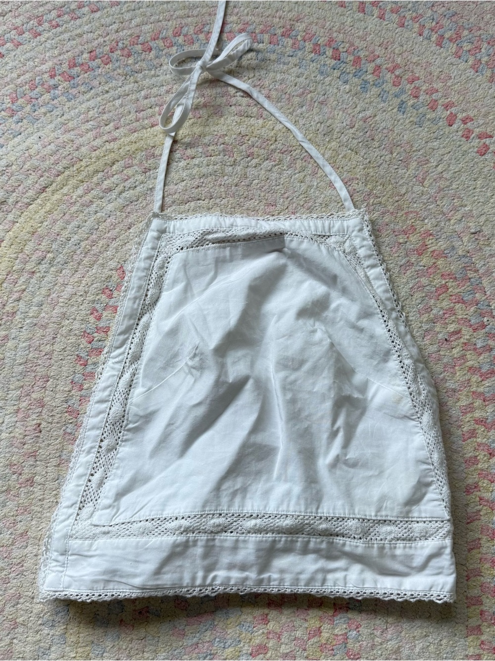 Aritzia 100% cotton tie back halter top